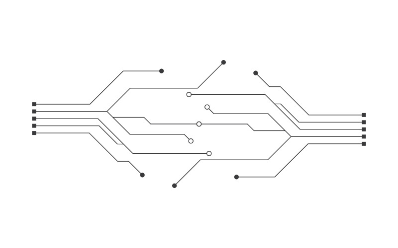 Circuit vector illustratie ontwerp 10
