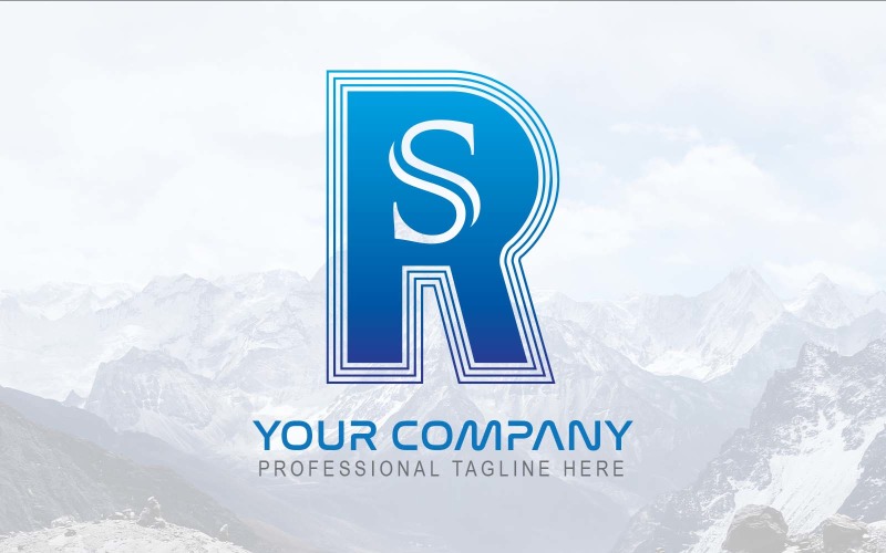 NOVITÀ Professional RS Letter Logo Design-Identità del marchio