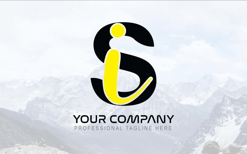 Monogram SI Logo Design Graphic by Greenlines Studios · Creative Fabrica