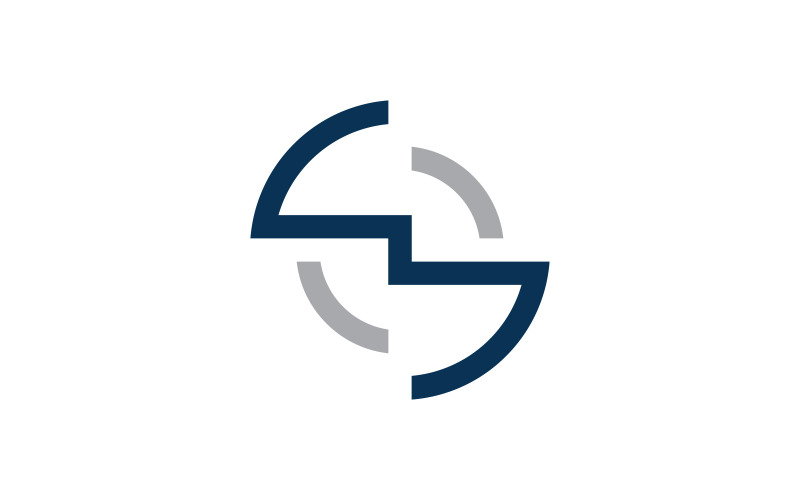 Cercle logo vecteur et icône design V1