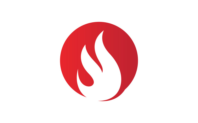 Вогонь полум'я логотип дизайн вектор шаблон V12