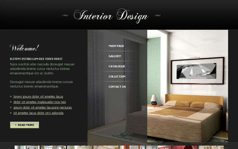 Interior Design SWiSH Template 29565 TemplateMonster