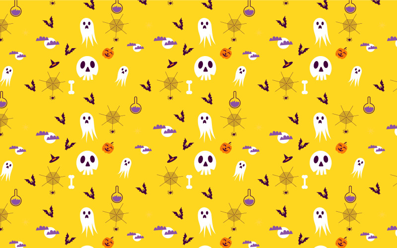 Abstraktní Halloween vzor vektorový design