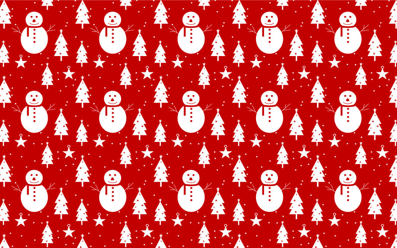 Design de vetor de padrão sem emenda de Natal