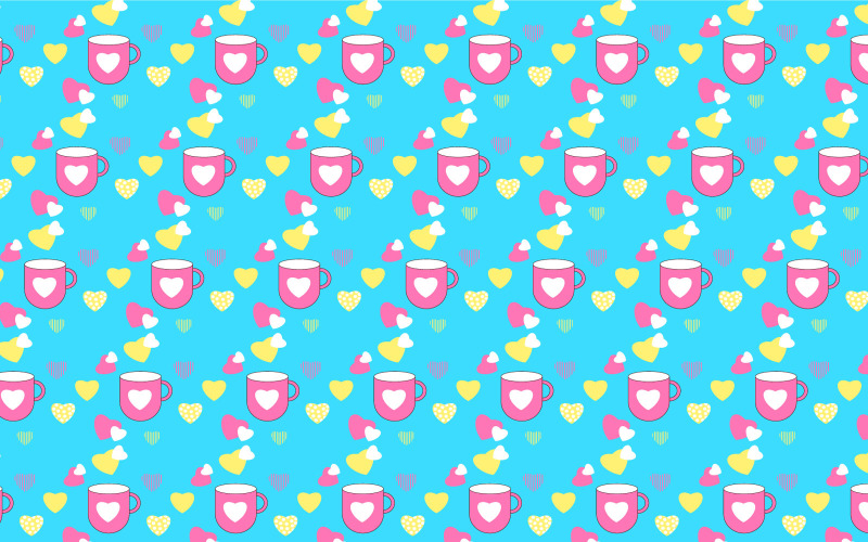 Diseño de vectores de patrón de amor sin fin