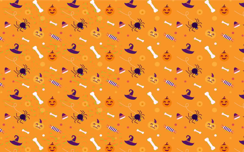 Fondo de patrón espeluznante de Halloween