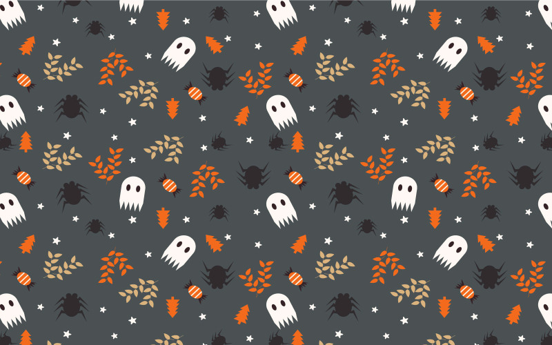 Halloween ändlösa mönster dekoration