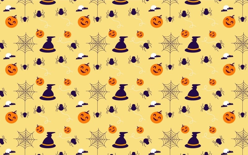Halloween Pattern Background Vector