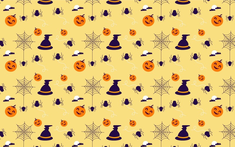 Halloween wzór tła wektor