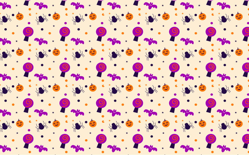 Minimal Halloween Pattern Decoration
