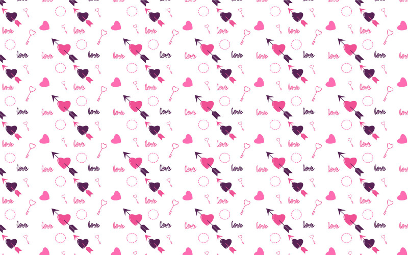 Minimal Love Pattern Element Design