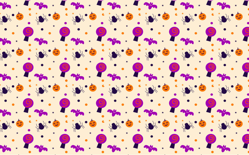 Minimális Halloween mintás dekoráció