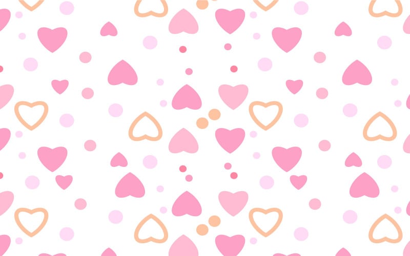 Patrón de forma de amor para el vector de portada de libro