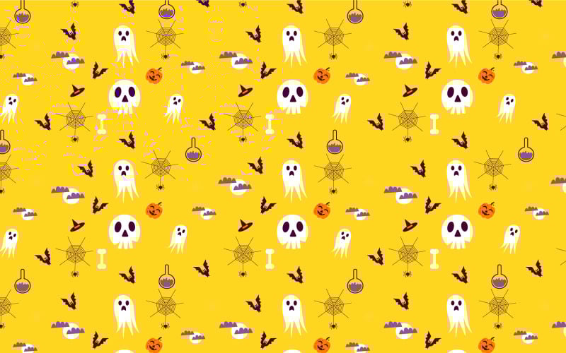 Projeto abstrato do vetor do padrão do Dia das Bruxas