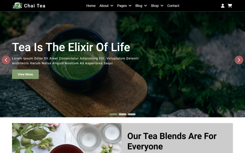 TEA Production - Tea Shop Multipage Modern HTML Website Template