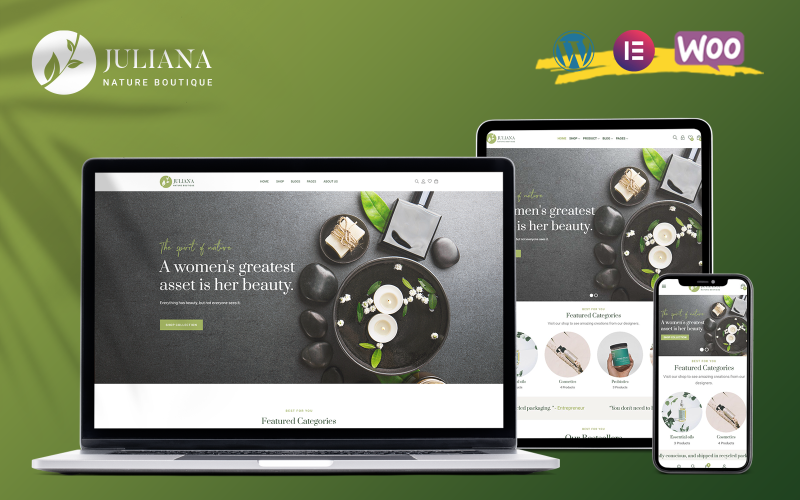 Juliana - WooCommerce-Theme für Schönheit und Kosmetik