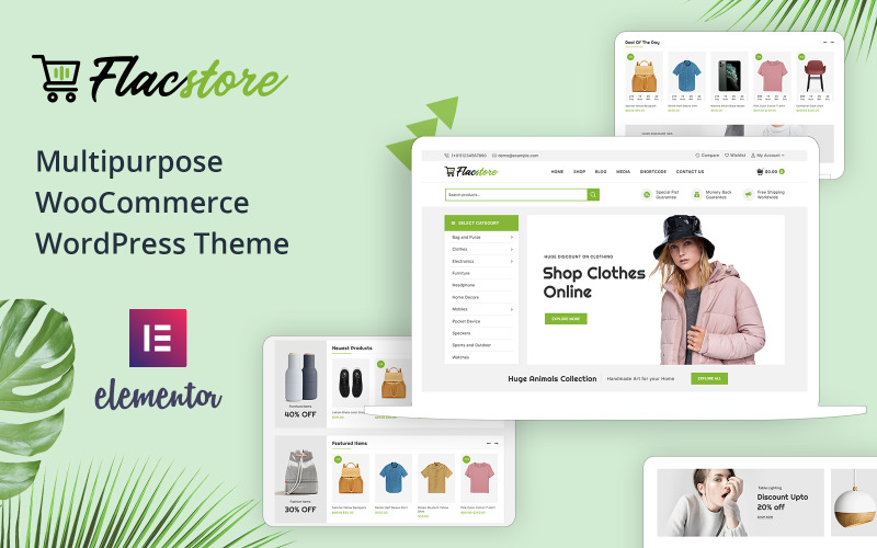 Flac Store - WooCommerce-Theme für Mode und Accessoires