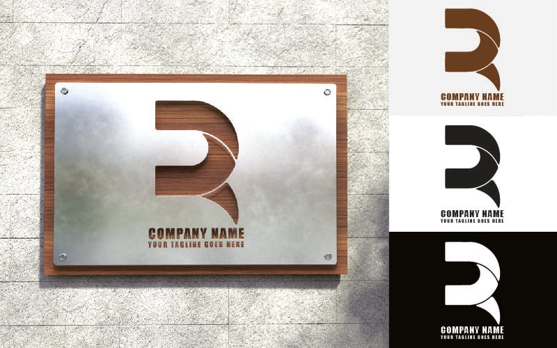 Yeni Mimari ve Teknoloji R Harfi Logo Tasarımı-Marka Kimliği