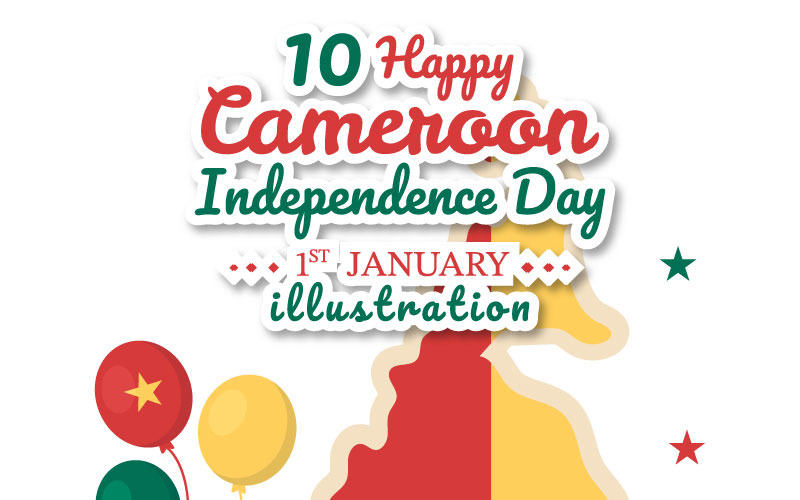 10 Bonne illustration de la fête de l'indépendance du Cameroun