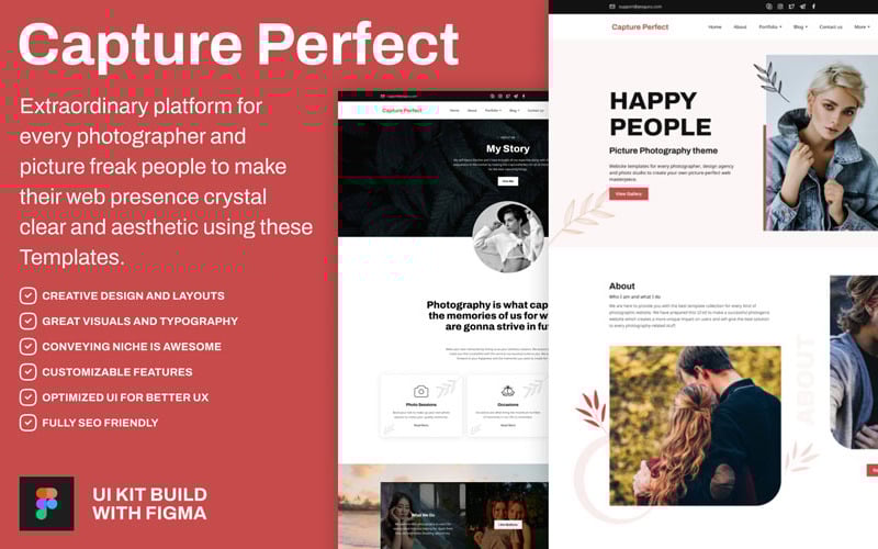 Capture Perfect Ui Kit | Figma