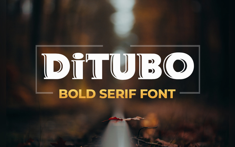 Ditobu - Bold Serif-lettertypen
