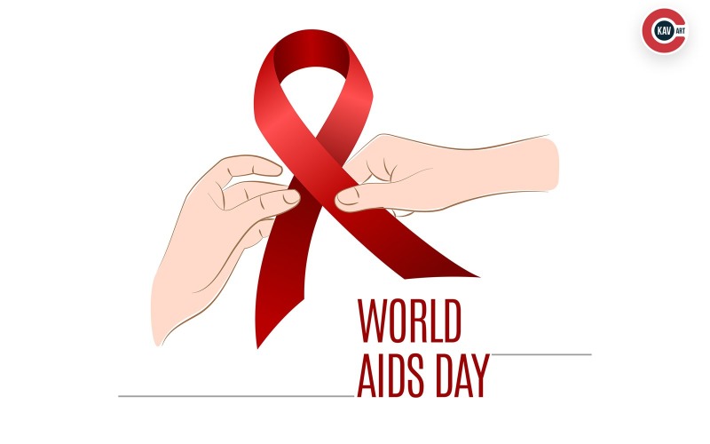 Szablon transparent mediów społecznościowych światowego dnia AIDS