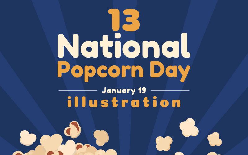 13 Illustration de la Journée nationale du pop-corn
