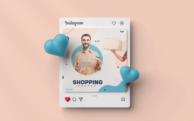 Online Alışveriş-Sosyal Medya Şablonu-014-03-22