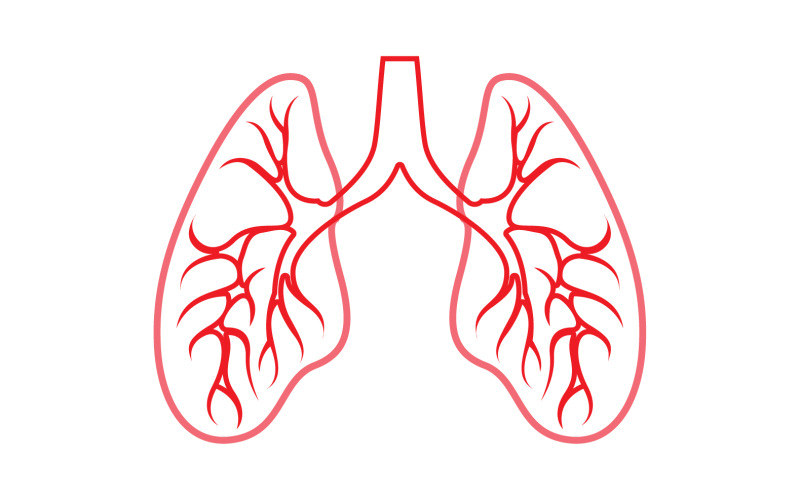 Human Lung Vector Image Mall Vol 12
