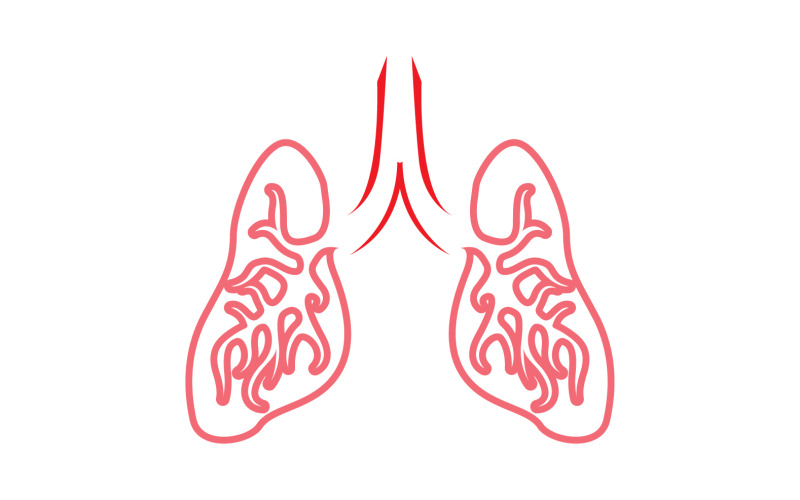 Human Lung Vector Image Mall Vol 7