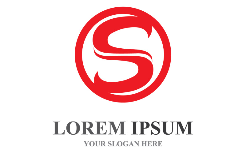 Letra Corporativa Inicial S Logo Design Vector V29