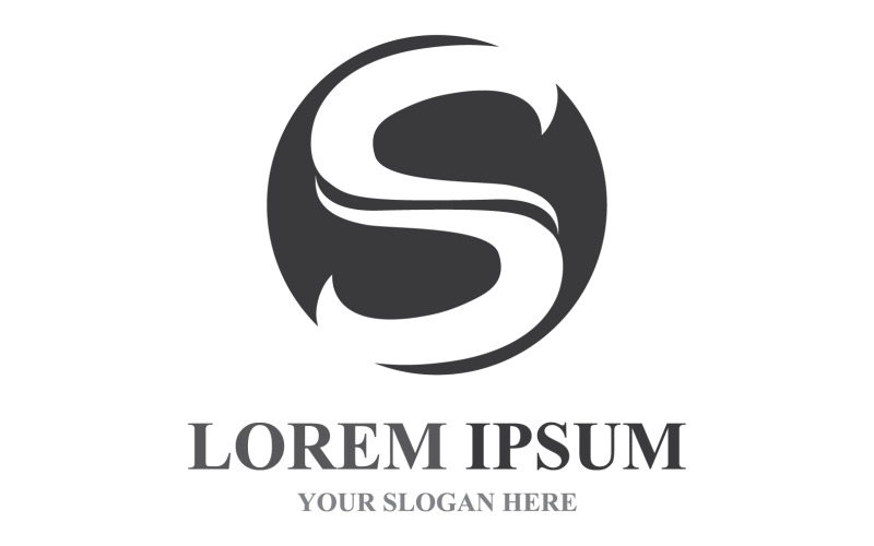 S Initial Business Corporate  LetterLlogo Design Vector V21