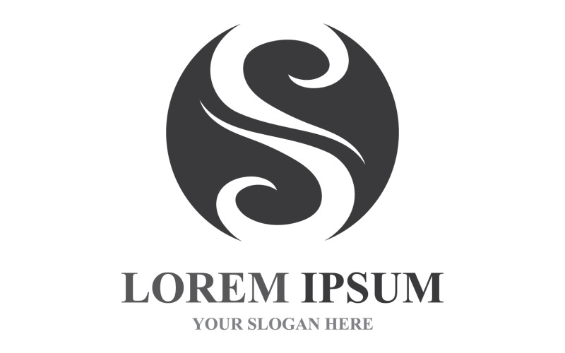 S Počáteční Business Corporate LetterLlogo Design Vector V22