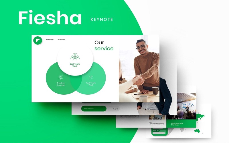 Fiesha - Modello di nota chiave aziendale