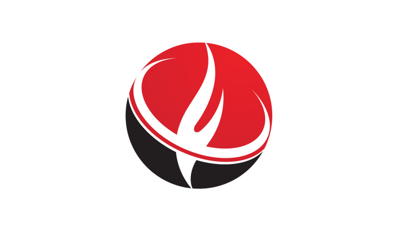 Fuoco Fiamma Vettore Logo Gas Caldo Ed Energia Simbolo V52