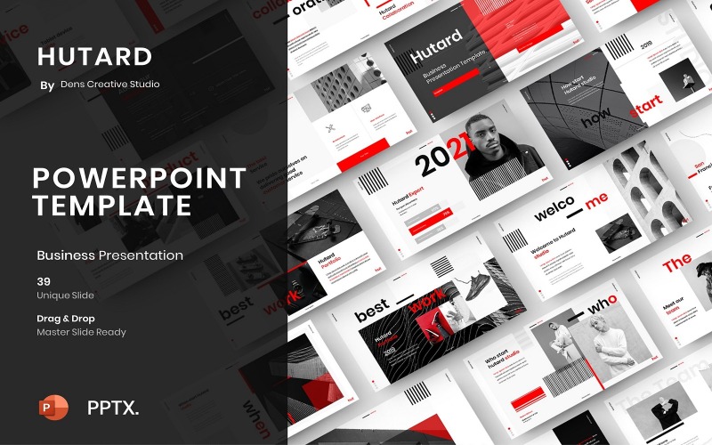 Hutard – PowerPoint-mall för företag