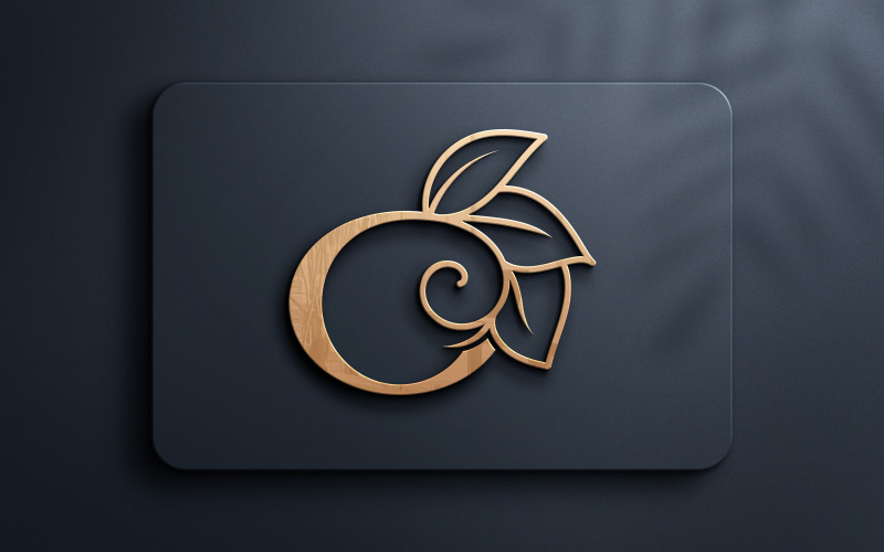 Diseño de logotipo de belleza de monograma de letra O