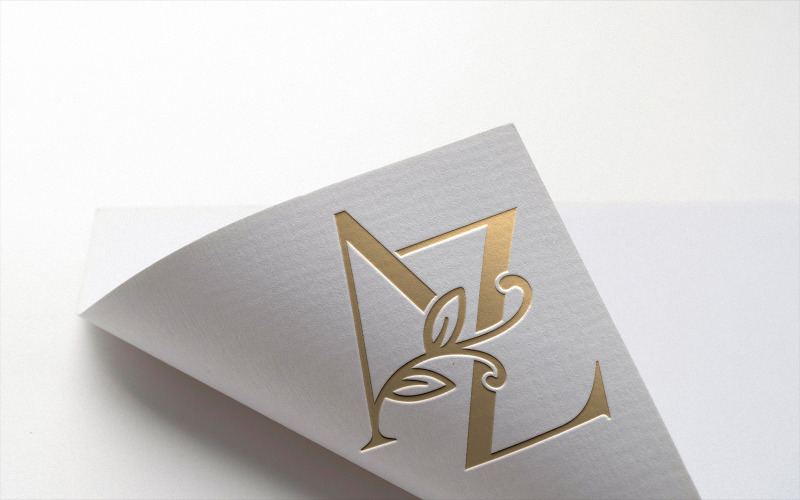 Floral AZ Logo Beauty Design 296061 TemplateMonster