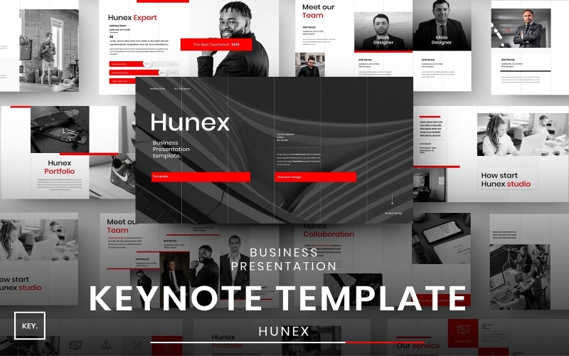 Hunex - Modello di Keynote aziendale