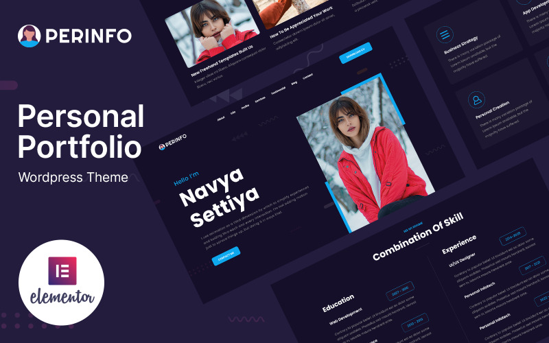 Perinfo - Tema WordPress para Portafolio Personal