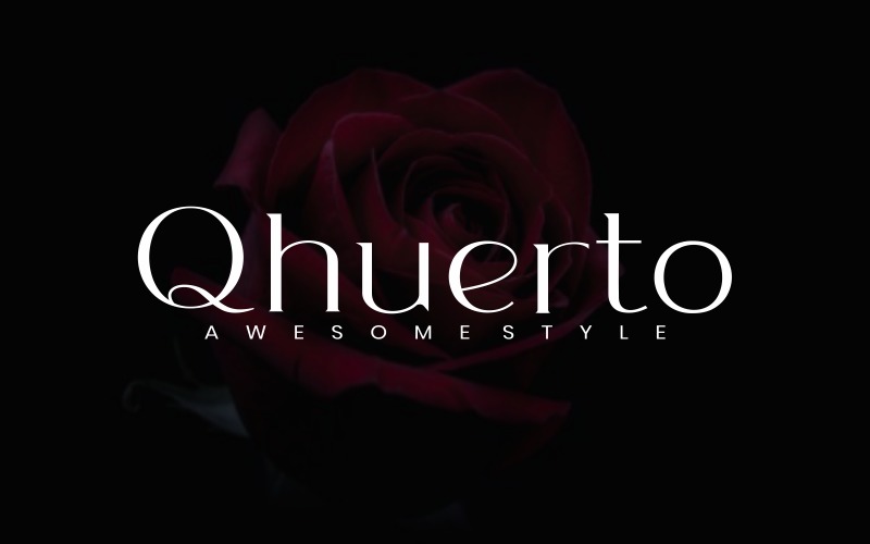Qhuerto - Modern Serif Yazı Tipleri