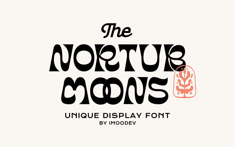 Nortub Moons Modern Cursive