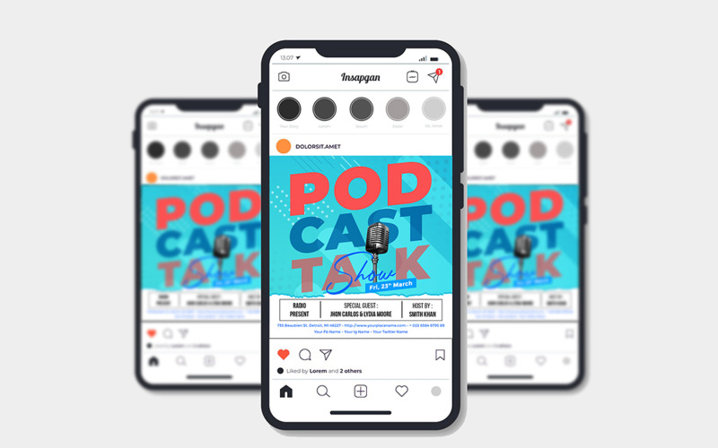 Podcast Design - Flyer Template #2