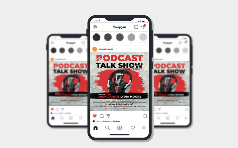Podcast Design - Flyer Template