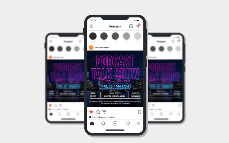 Talkshow-Design - Flyer-Vorlage