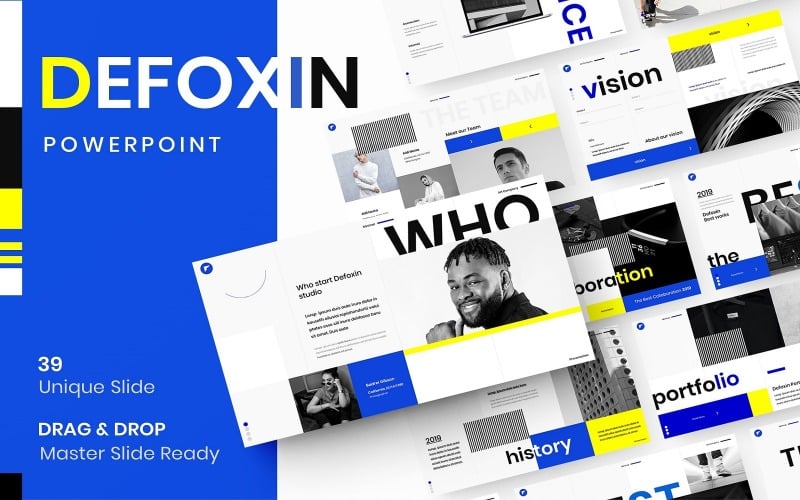 Defoxin – PowerPoint-mall för företag