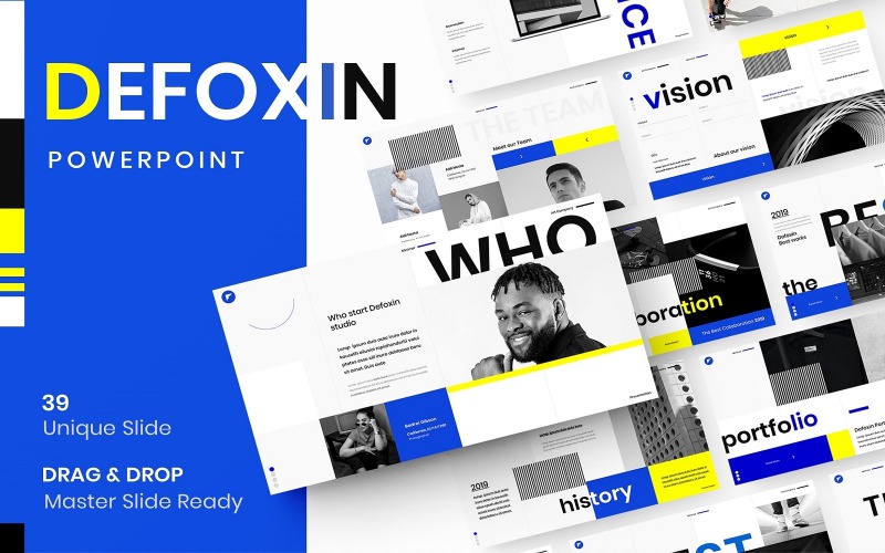 Defoxin - Zakelijke PowerPoint-sjabloon