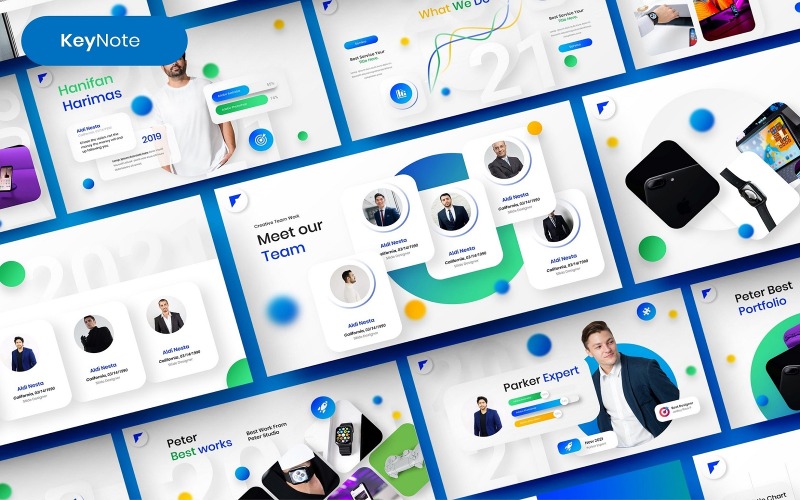 Parker – Keynote-Vorlage für Unternehmen