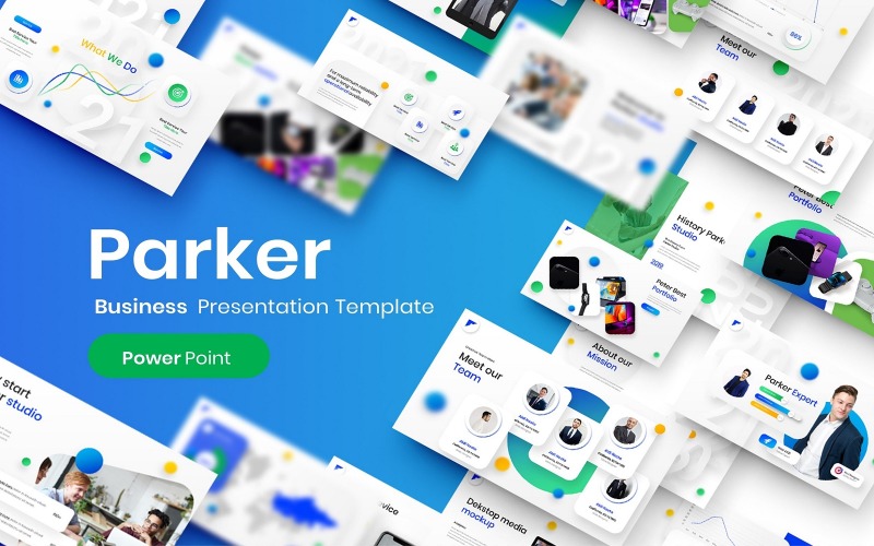 Parker – PowerPoint-Vorlage für Unternehmen