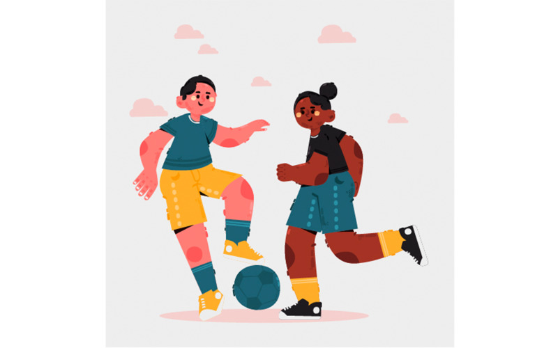 Fußball-Konzept-Illustration